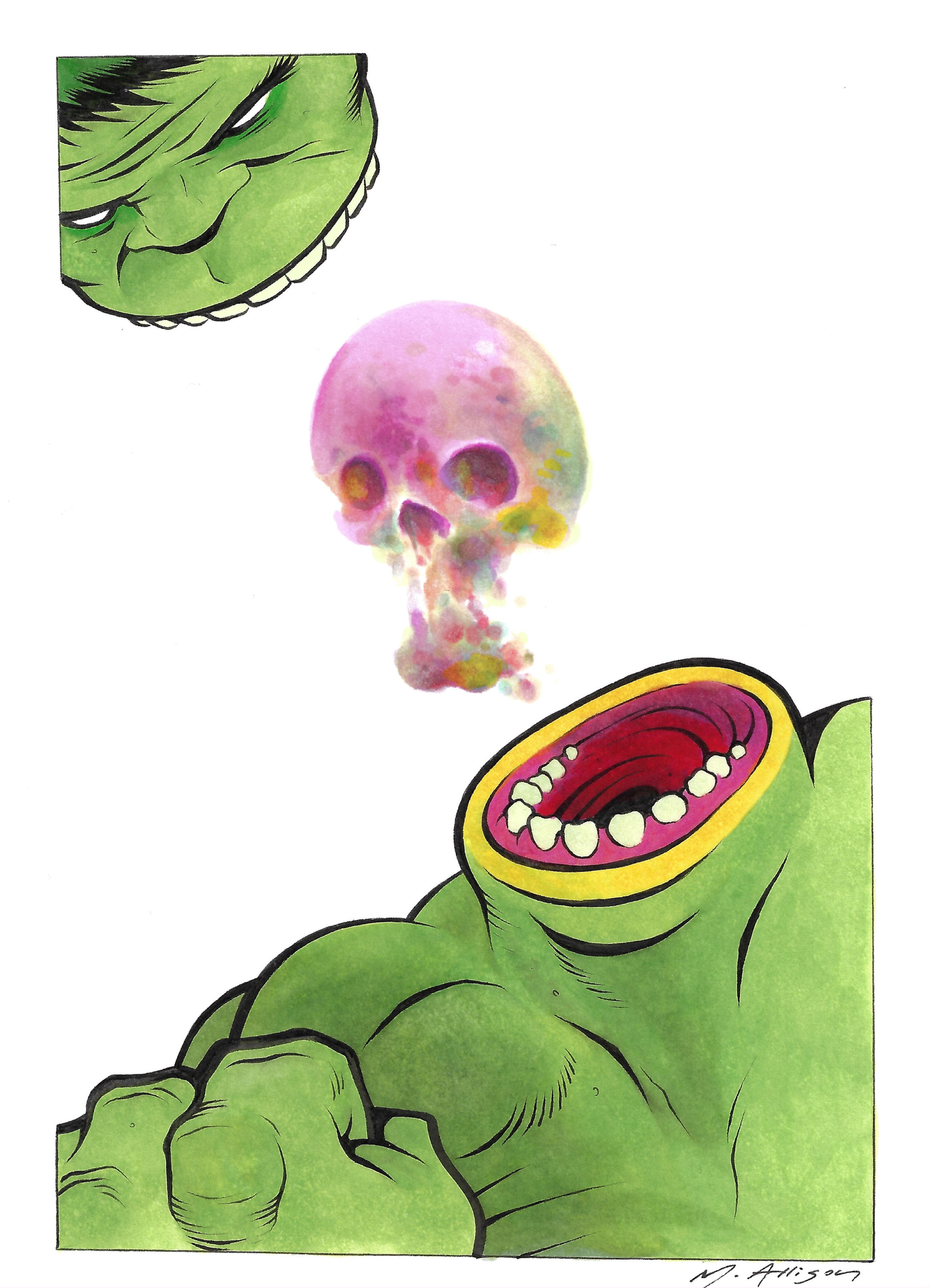 Matthew Allison - Hulk Skull