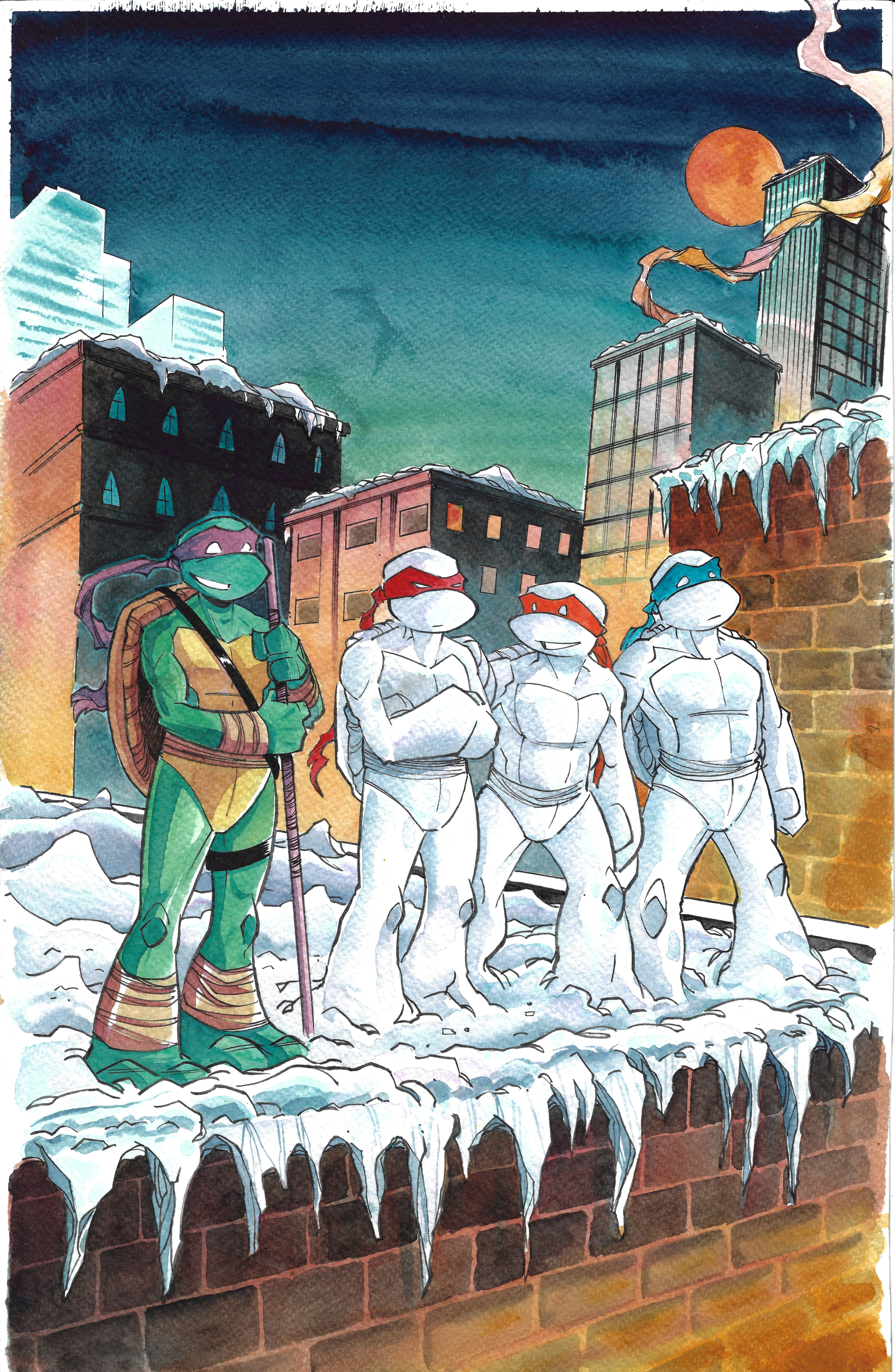 Shawn Daley - TMNT #124 AOD variant cover