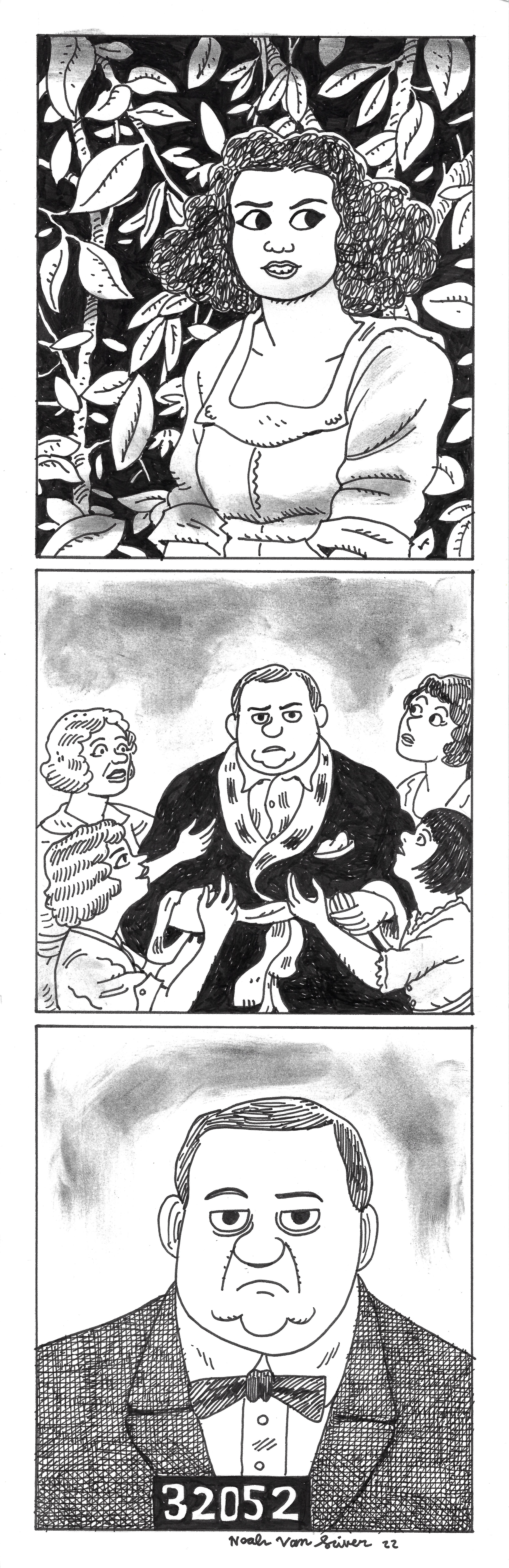 Noah Van Sciver - Unpublished - Fatty Arbuckle - 2