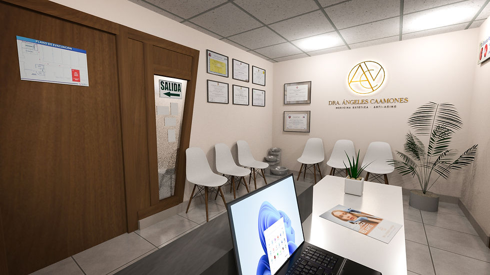 Render - Sala de Espera de Consultorio