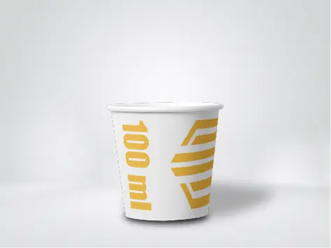 Gobelet papier 100 ml pour expresso et cafés courts.