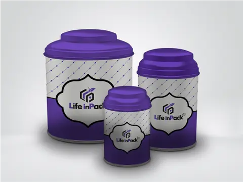 Boîte métal dôme pour café, thés et autre produits haut de gamme.