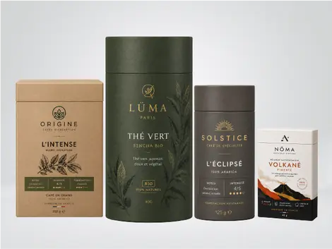 Boite tube personnalisé idéale pour thé, café et épices