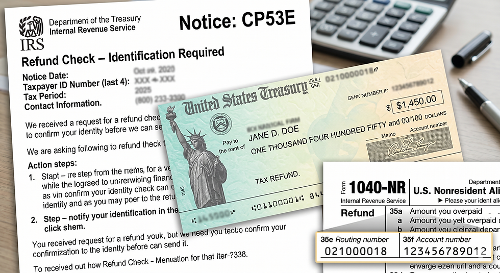 IRS CP 53E Notice Explained | Refund Hold & 30-Day Action