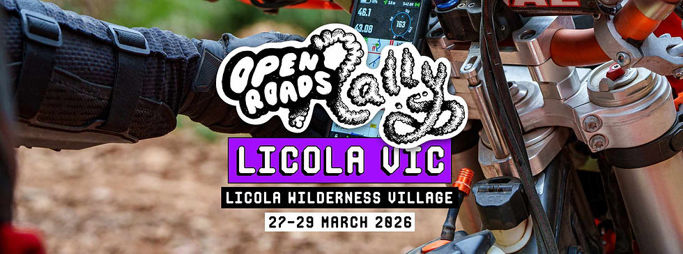 Open Roads Rally - Licola 2026