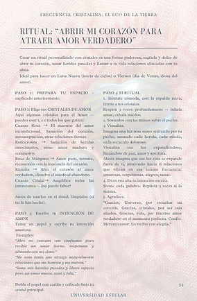 Ritual de abundancia con cristales y altar sagrado