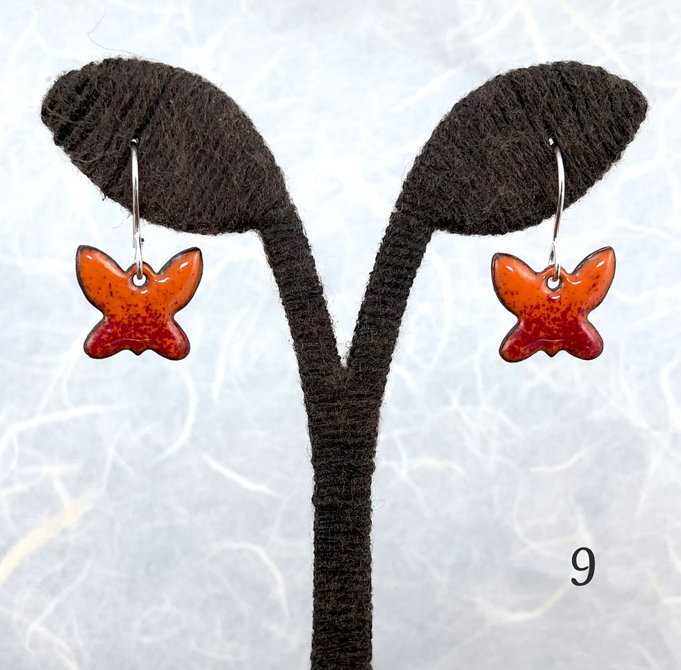 Miniature : Boucles d'oreilles papillons minis