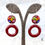 Miniature : Boucles d'oreilles Flora