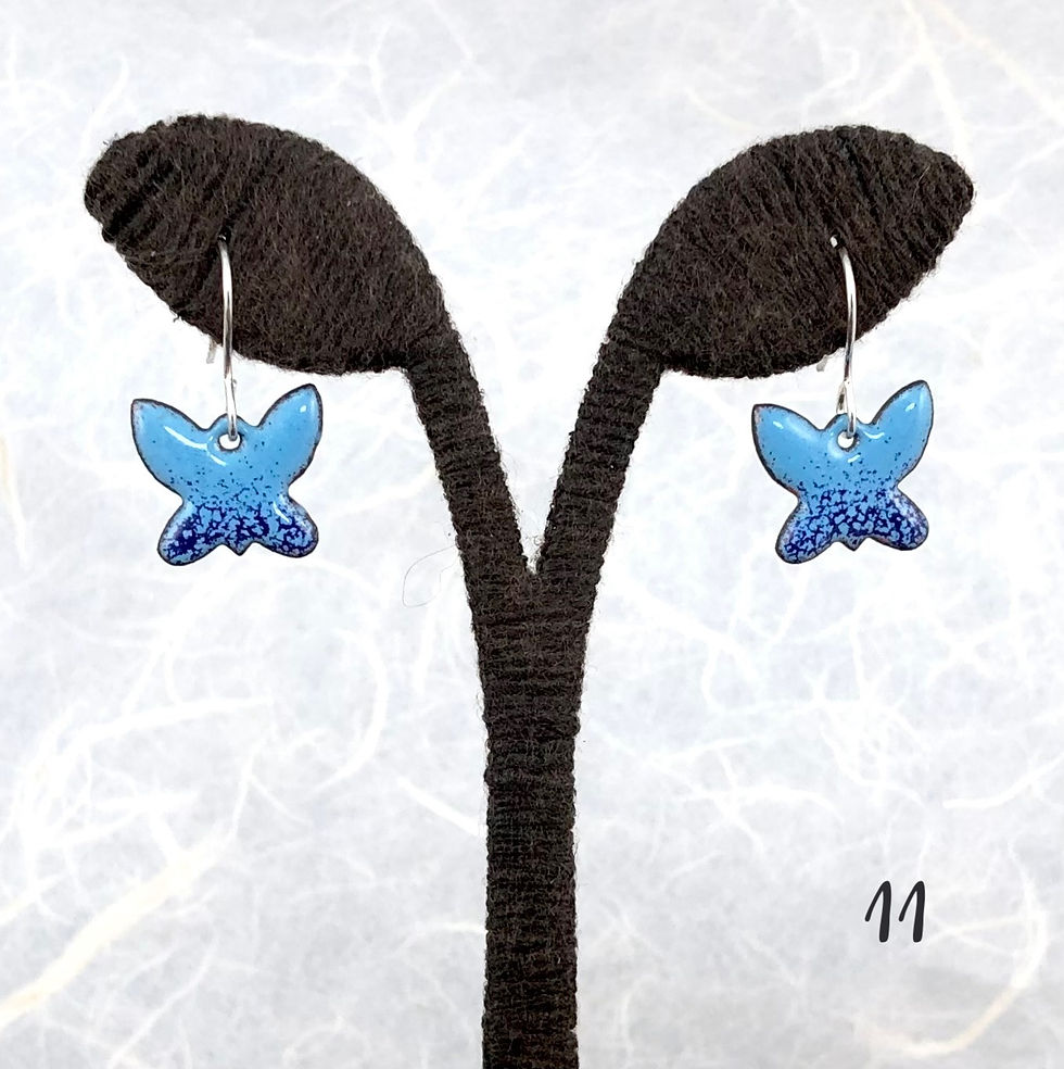 Miniature : Boucles d'oreilles papillons minis