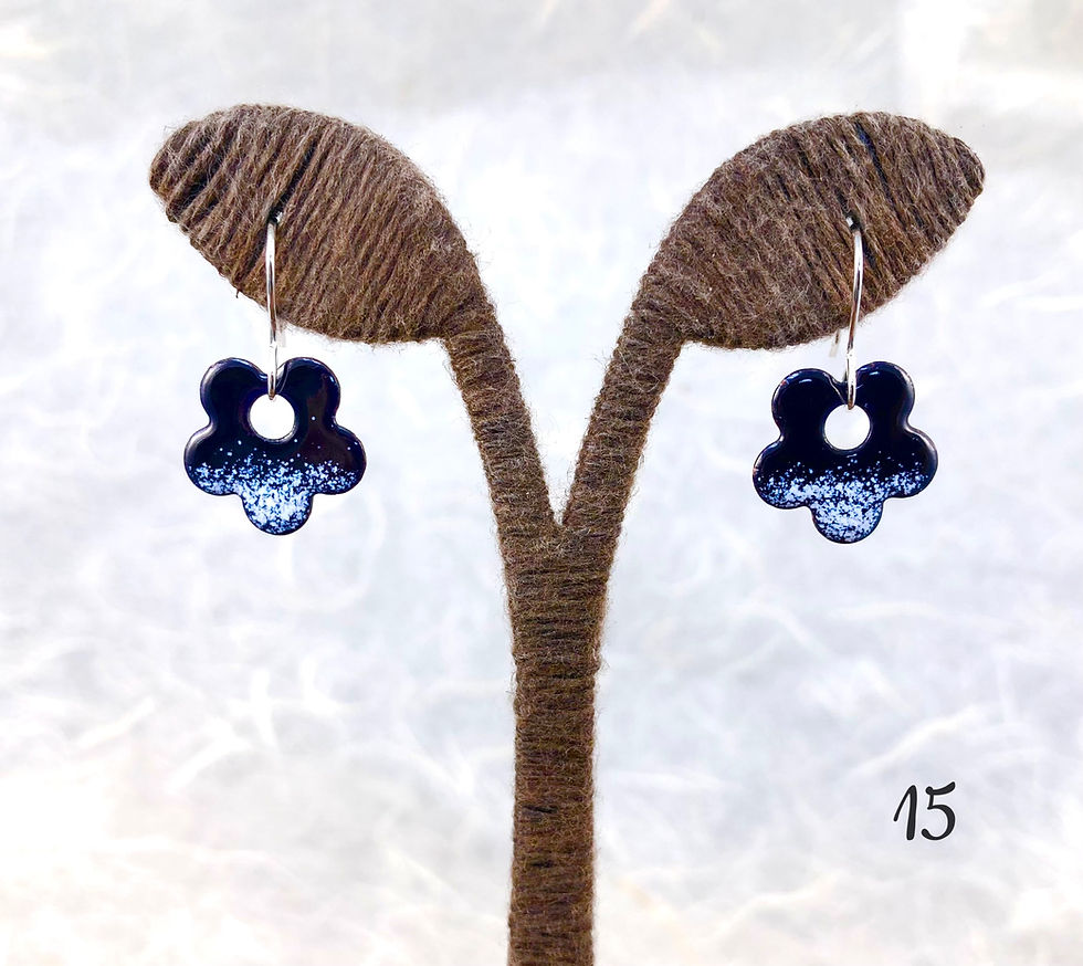 Miniature : Boucles d'oreilles fleurs minis