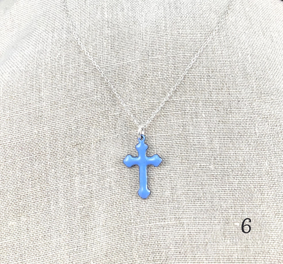 Miniature : Collier petite croix
