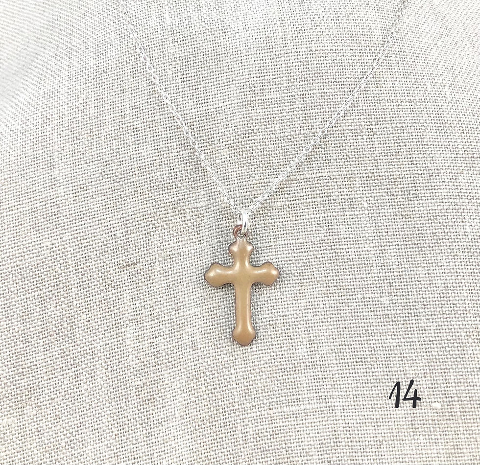 Miniature : Collier petite croix
