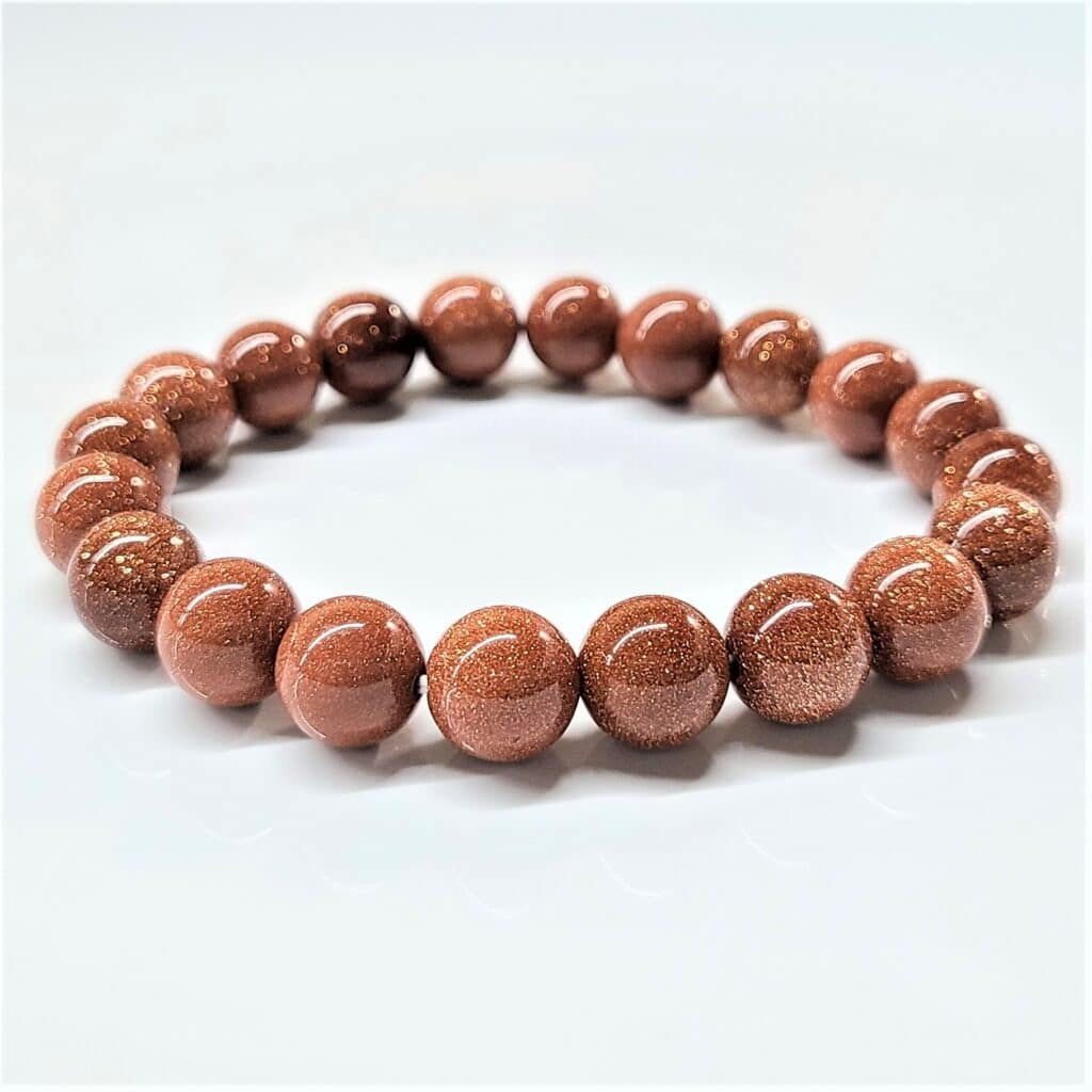 10mm orange gold stone