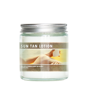 Sun Tan Lotion Mini Candle