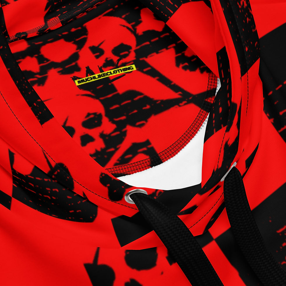 Thumbnail: MUCHLIKEFALLING Skull Graphic Hoodie