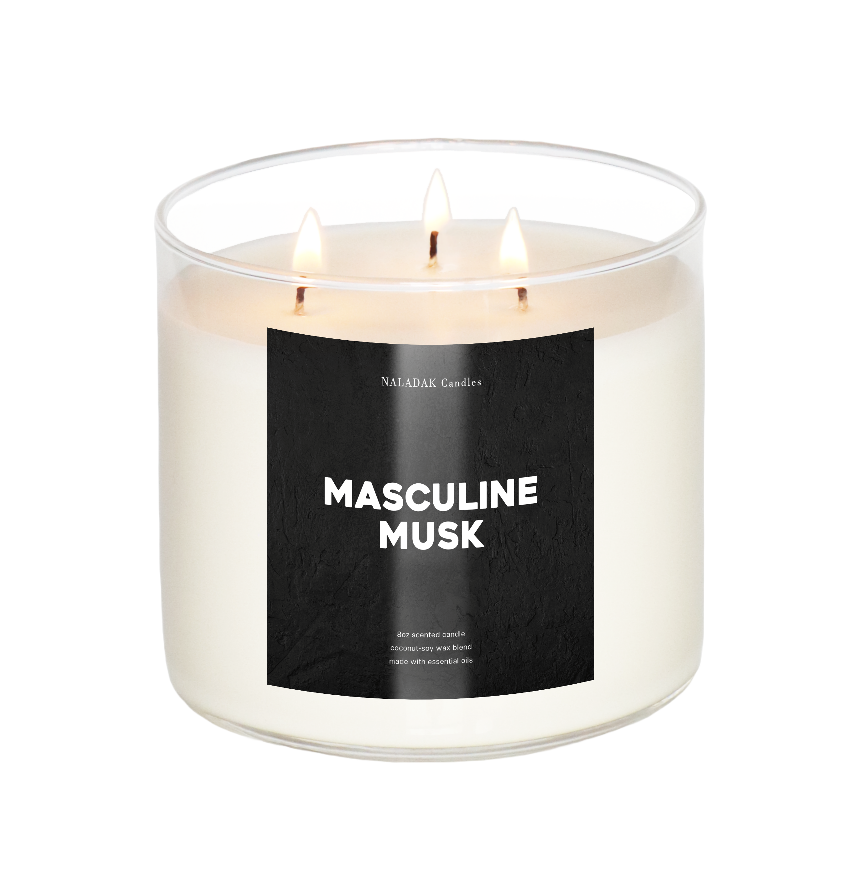 Masculine Musk 3-Wick Candle