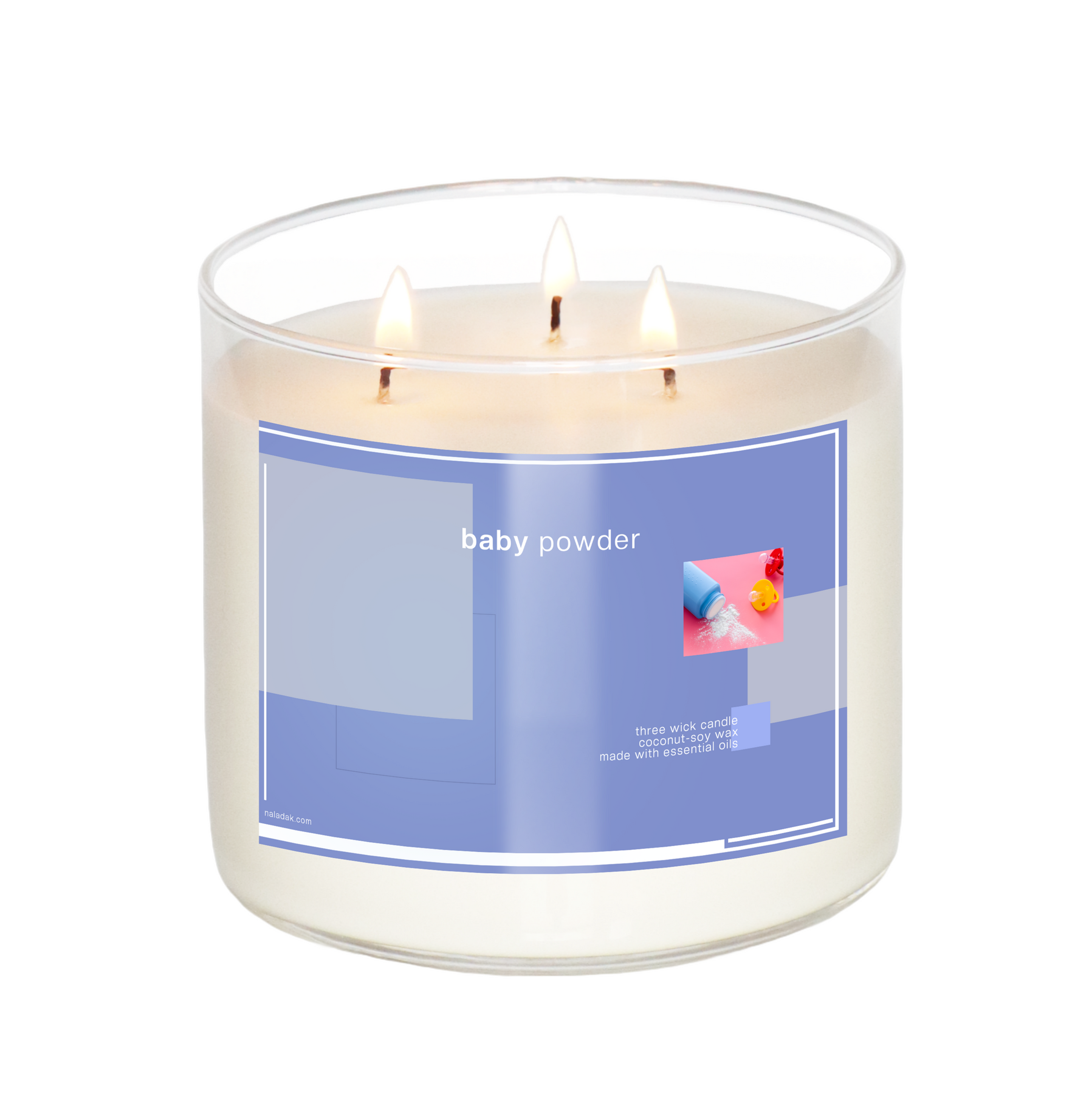 Baby Powder 3-Wick Candle