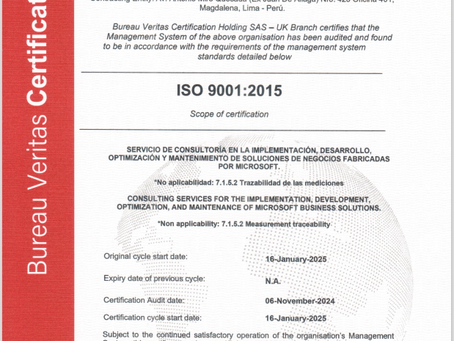 IT PROTECTOR obtiene la certificación ISO 9001:2015 gracias a un proyecto cofinanciado por PROINNOVATE