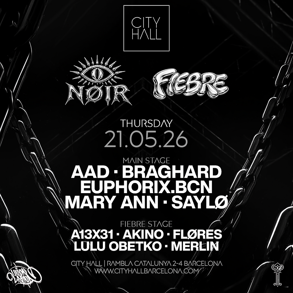 City Hall pres. NOIR & FIEBRE 