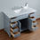 Thumbnail: Abigail Embellished 48" Grey Single Sink Vanity