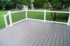 Residential Backyard Gray Composite Deck.jpg