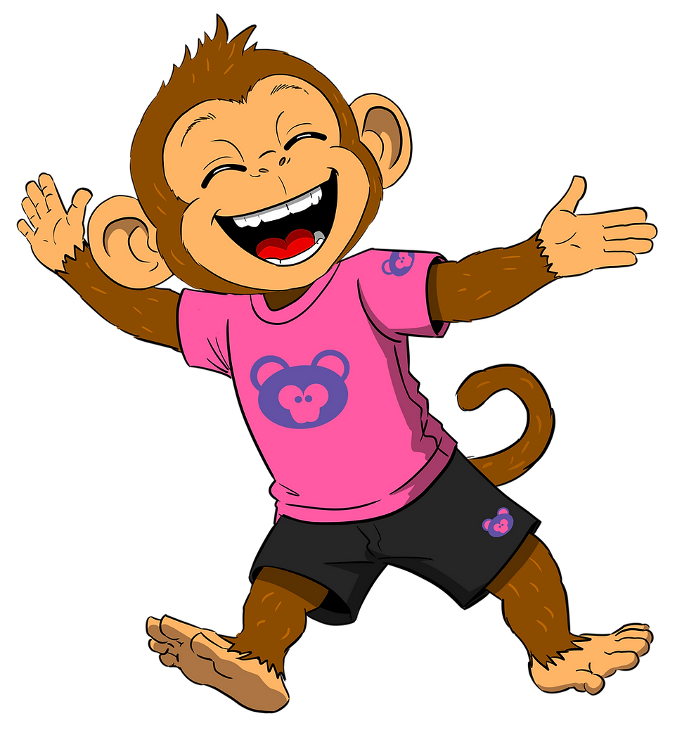 Munkee Mascots pink perky.png