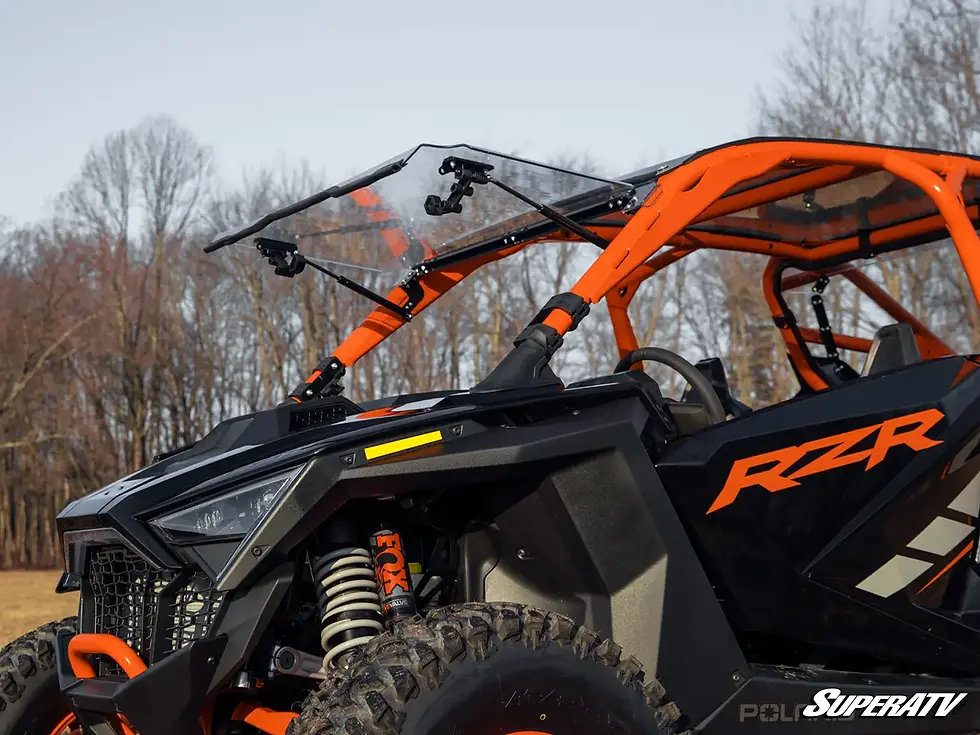 Thumbnail: POLARIS RZR PRO R SCRATCH-RESISTANT FLIP WINDSHIELD