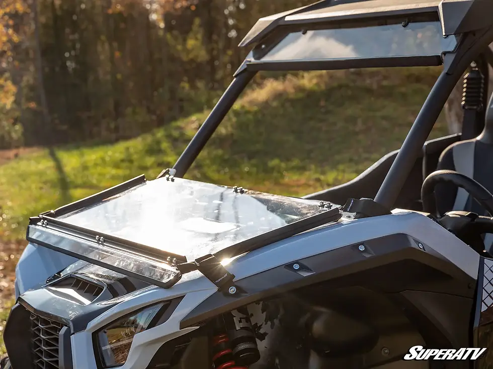 Thumbnail: KAWASAKI TERYX KRX 1000 SCRATCH RESISTANT FLIP DOWN WINDSHIELD