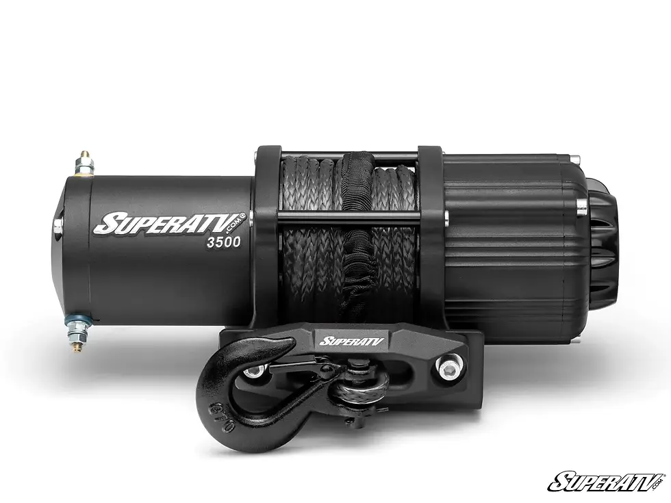 Thumbnail: 3500 LB. UTV/ATV WINCH (WITH WIRELESS REMOTE & SYNTHETIC ROPE)
