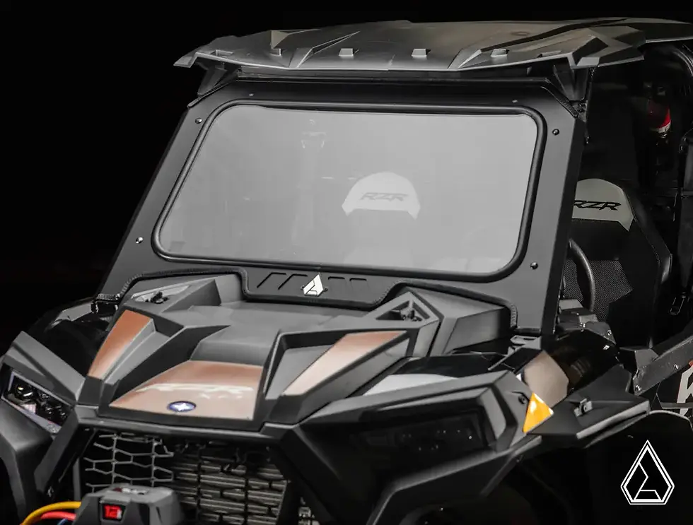 Thumbnail: ASSAULT INDUSTRIES POLARIS RZR XP TURBO GLASS WINDSHIELD