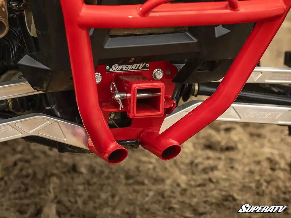 Thumbnail: POLARIS RZR XP TURBO S REAR BUMPER WITH RECEIVER HITCH