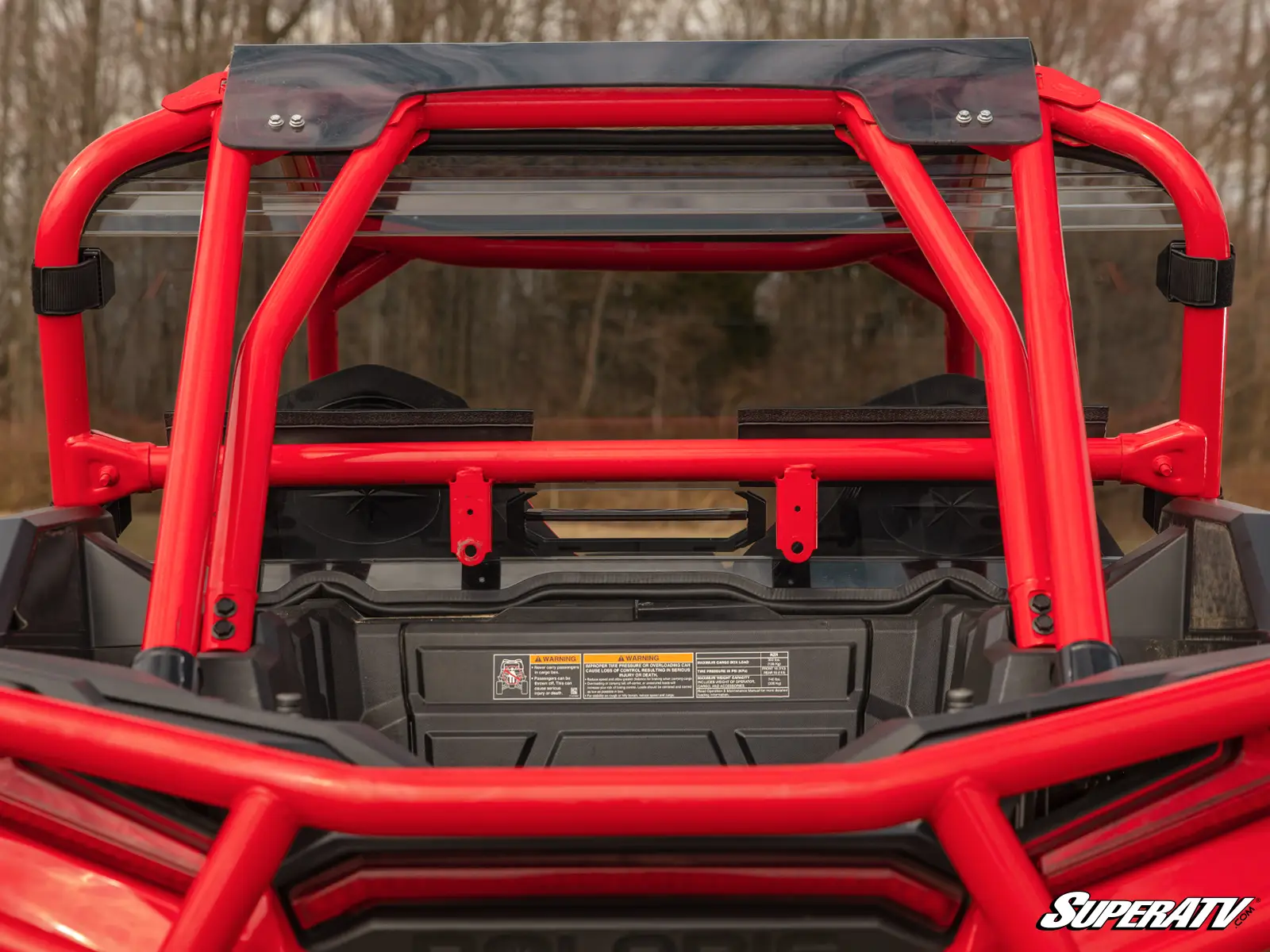 POLARIS RZR XP TURBO S REAR VENTED WINDSHIELD | Midwest Custom Power