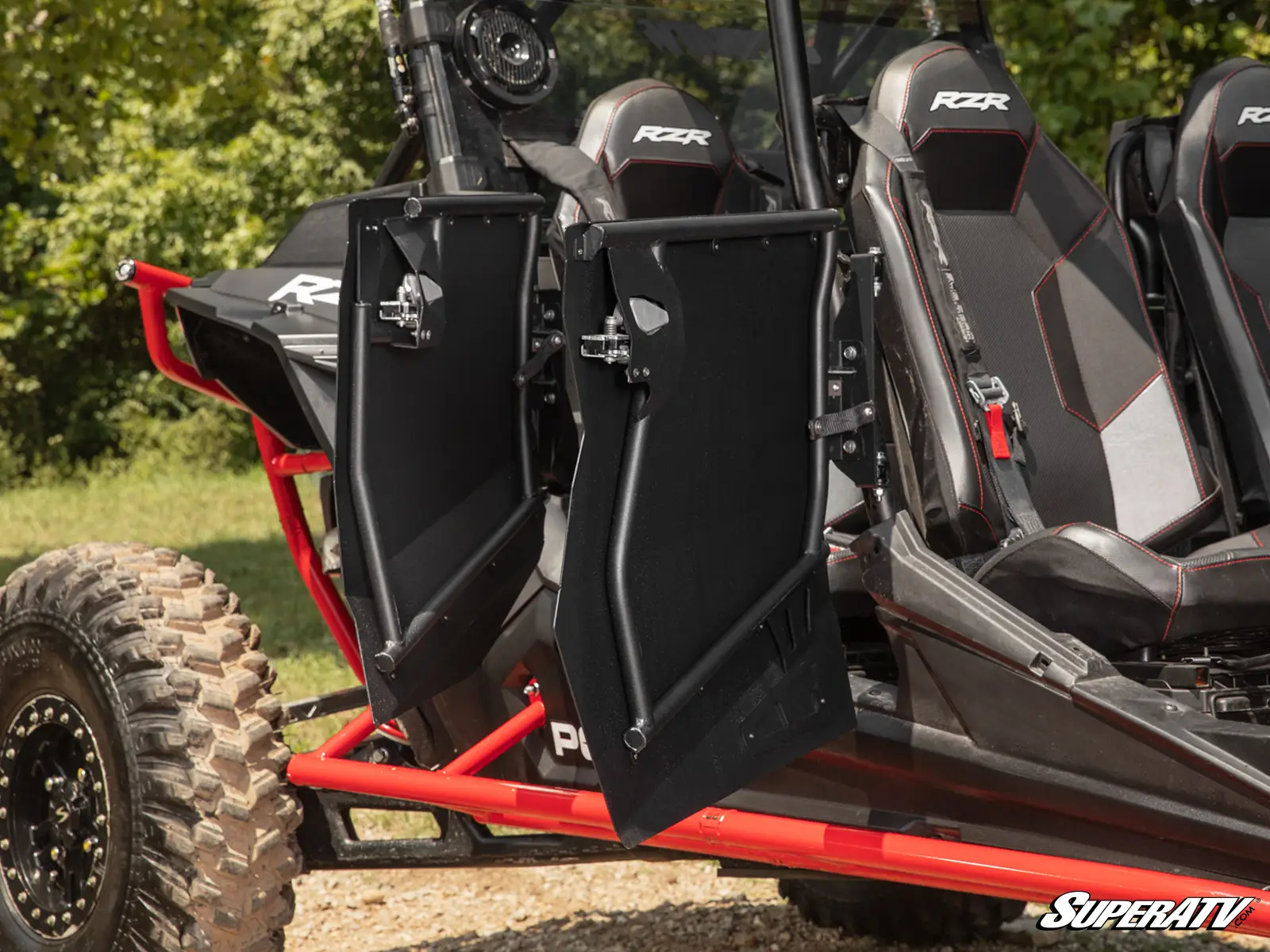 POLARIS RZR XP TURBO ALUMINUM DOORS | Midwest Custom Power