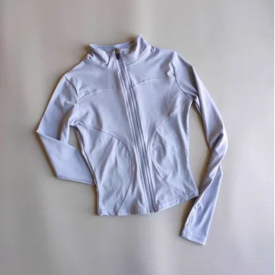 Thumbnail: Outdoor Sports Long Sleeved Women Slim Yoga Clothes Quick Dry Zipper Cardigan