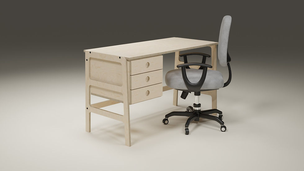 שולחן “לארי” – מינימליזם נבון לעבודה יצירתית