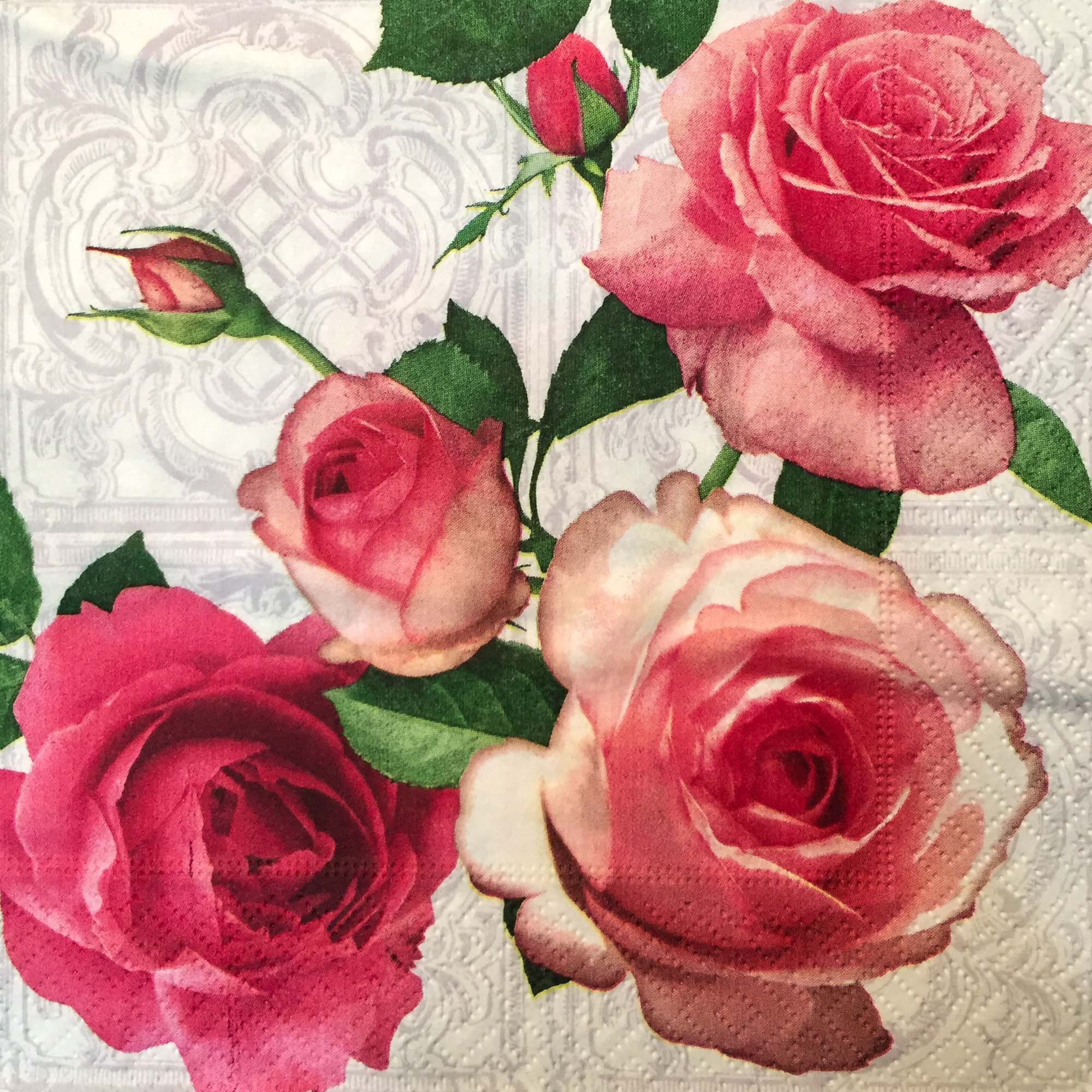 餐巾Napkin - N-21337 - Rose Blossom