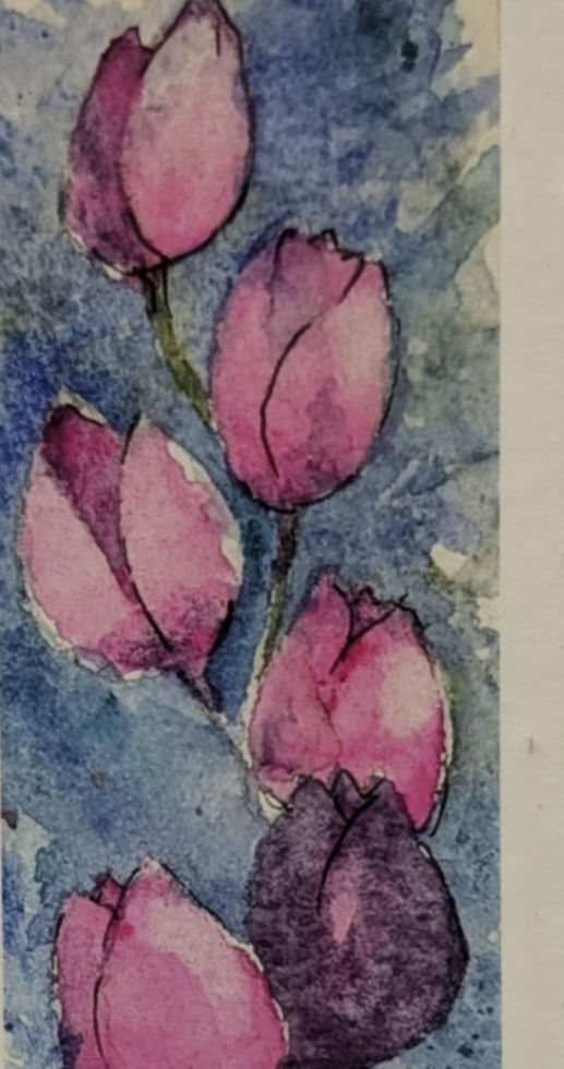 Thumbnail: Bookmark -Tulips