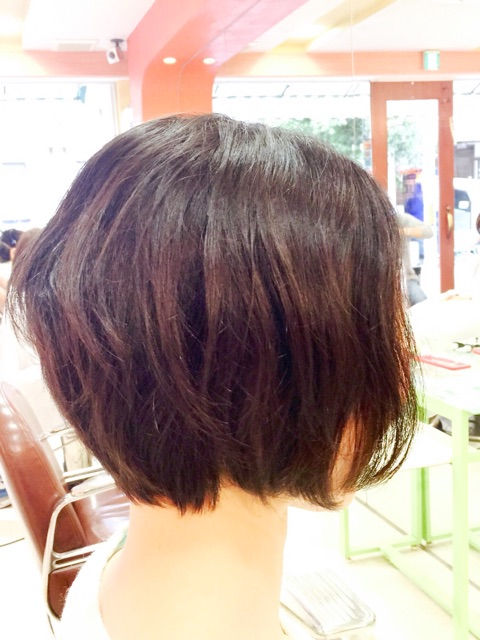 くせをいかしたカット