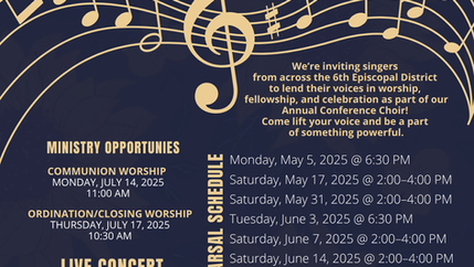 ​Join the 6th District Annual Conference Choir