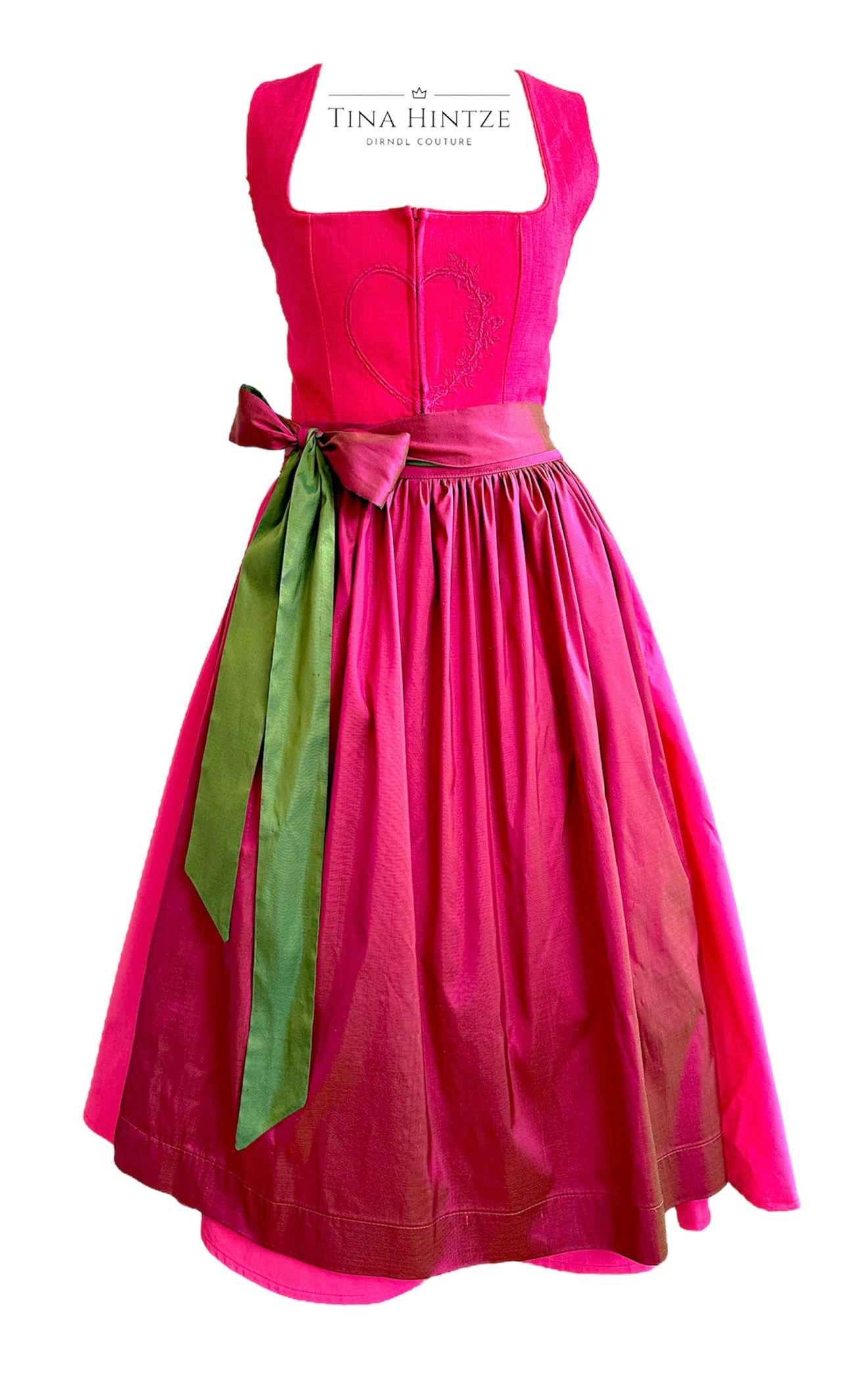Dirndl Pink-Grün