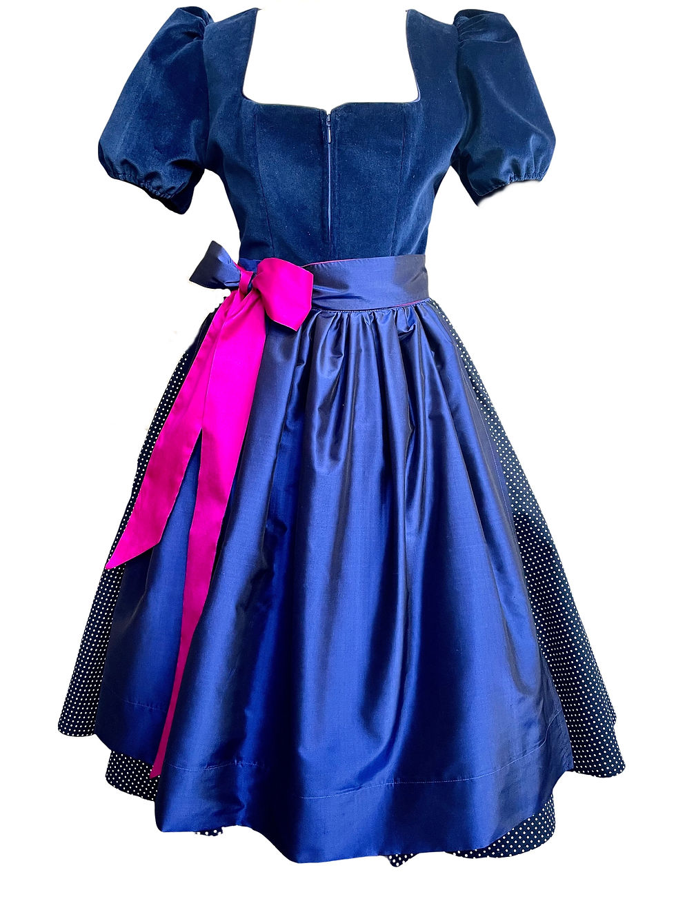 Royalblau Pink Velvet