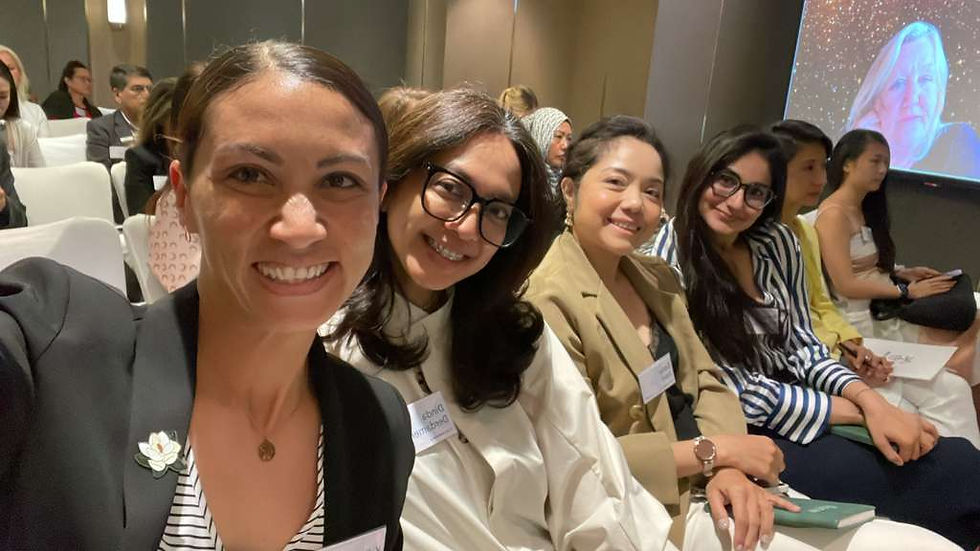 Co-Founder Kelly Yamamoto and a few employees from the Magnolia Collective Wellness Team flew in from Jakarta, Indonesia for the impactful Flash Forward event.