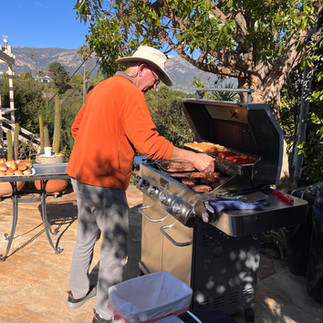 Grill master Bill Paxson