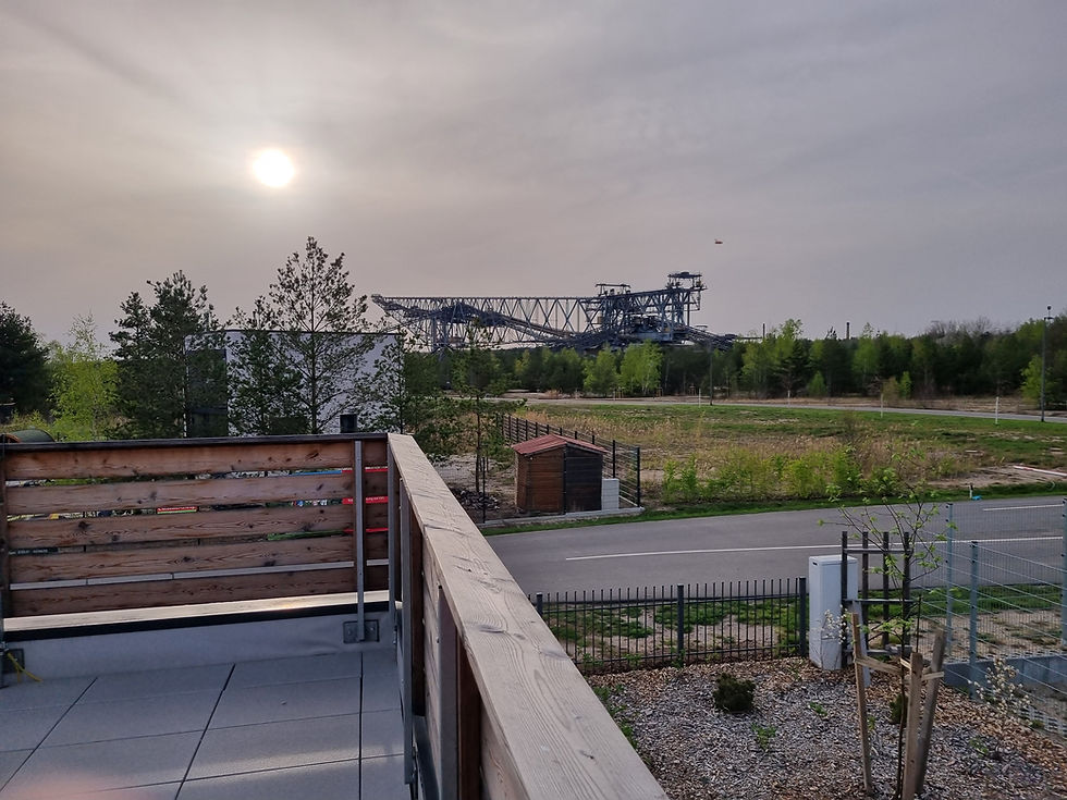 Blick F60 von der Dachterrasse FeWo Haspel