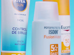 3 protectores solares para pieles mixtas y grasas - sin color