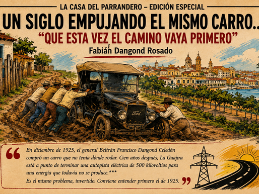Un siglo empujando el mismo carro… “que esta vez el camino vaya primero”