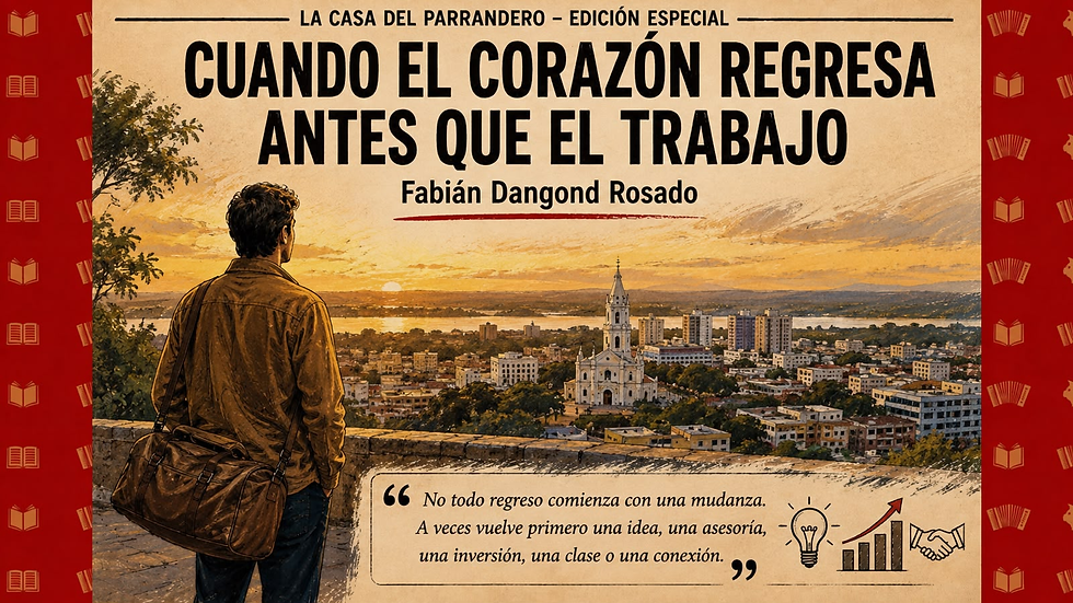 Cuando el corazón regresa antes que el trabajo