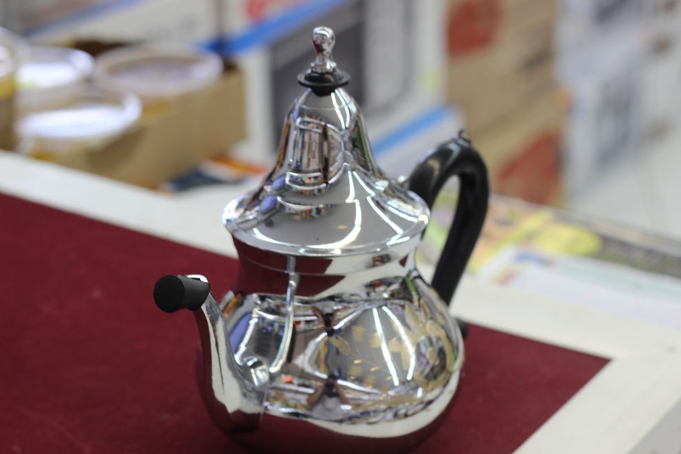 Miniature : Théière inox classique