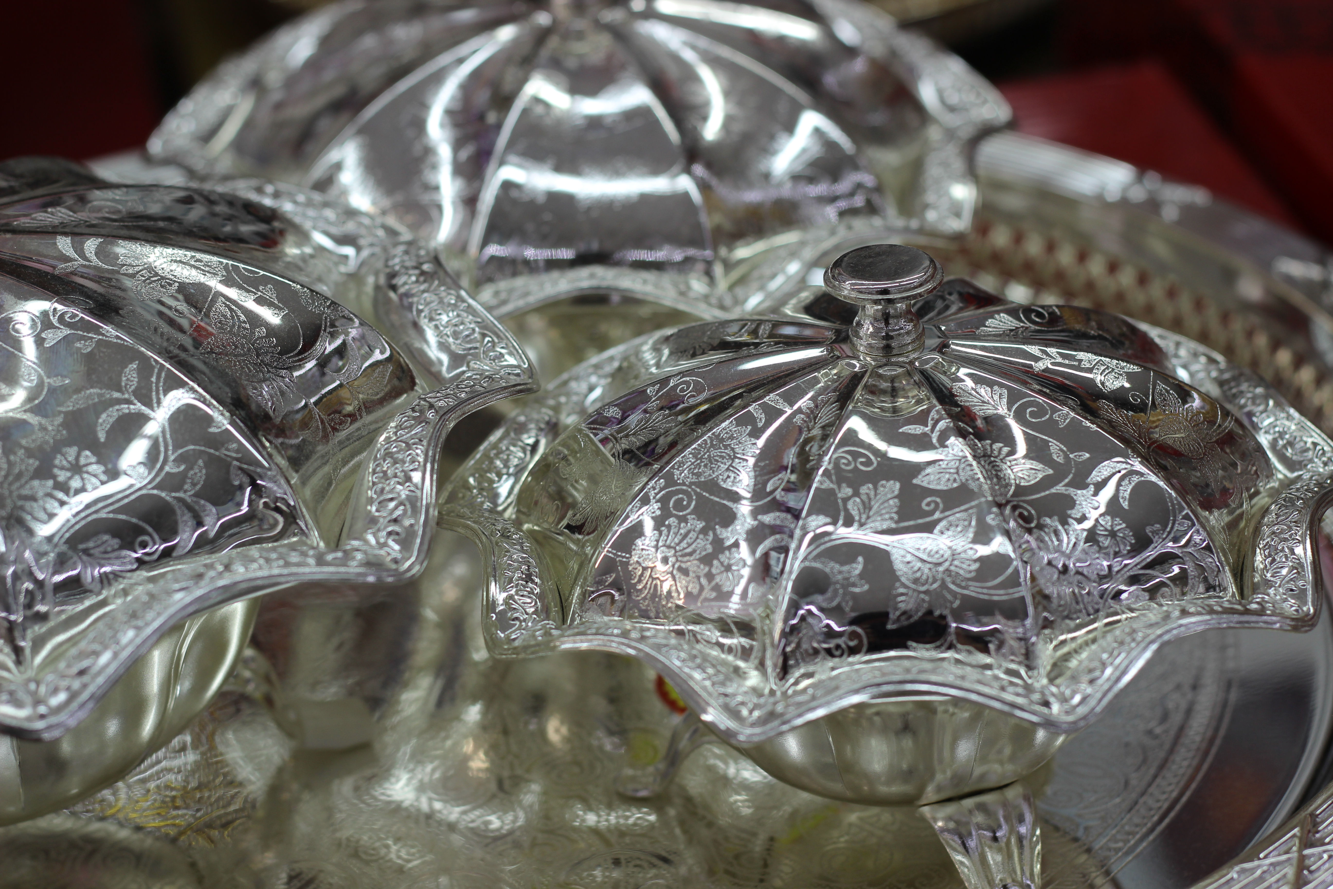 Ensemble argenterie oriental