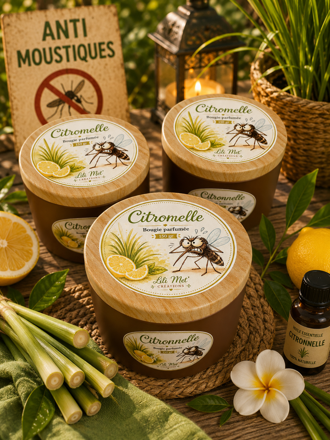 Bougie Signature – Citronelle